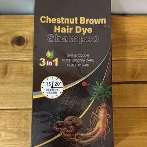 Chestnut Brown Hair Dye Shampoo
